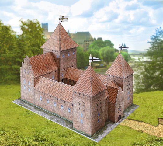 Burg Rotenfeld – Papier Modell