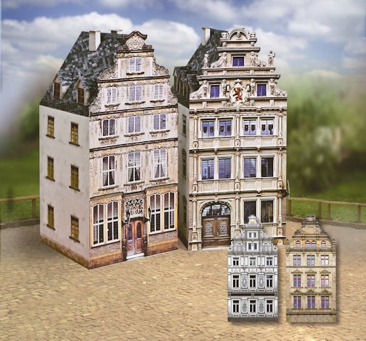 Altstadt Set 6 – Papier Modell
