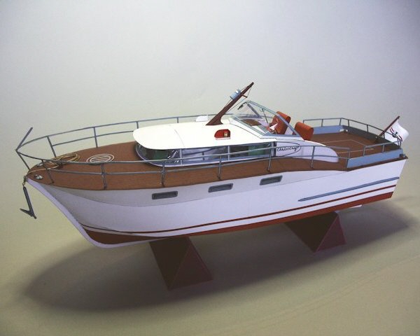 Chris Craft Futura – Papier Modell