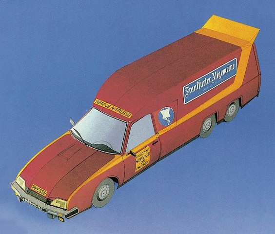 FAZ-Citroen – Papier Modell