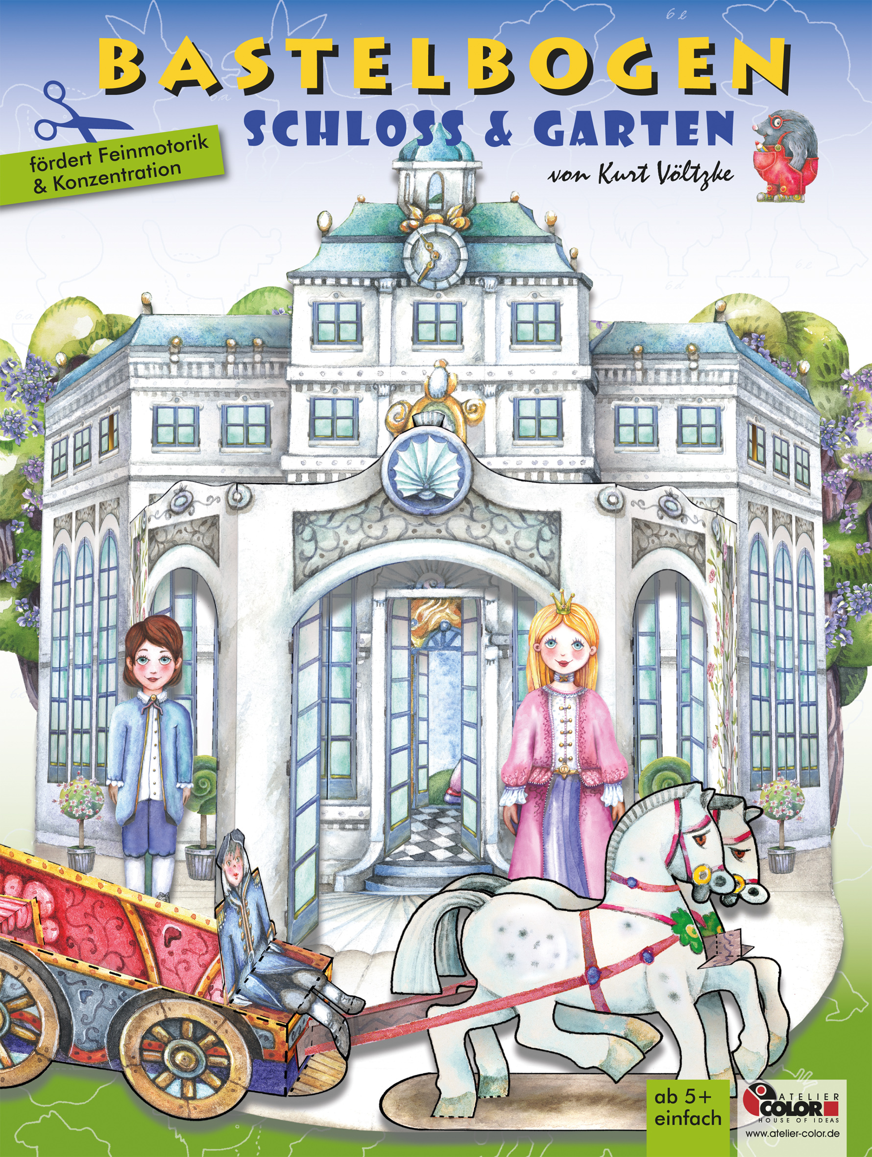 Schloss & Garten – Bastelbogen