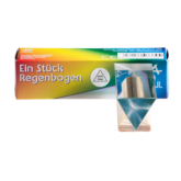 Ein Stück Regenbogen Glas gross