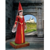 Burgfräulein Kunigunde – Papier Modell