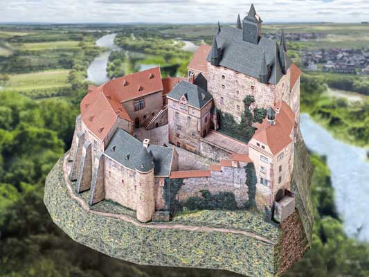 Burg Kriebstein – Papier Modell