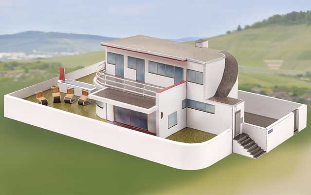 Haus Scharoun – Papier Modell