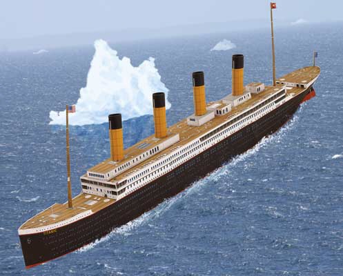 Titanic für Kinder – Papier Modell