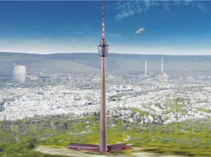 Fernsehturm Stuttgart – Papier Modell