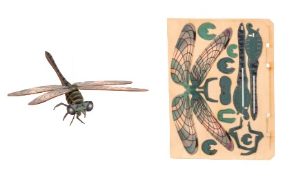 Libelle – 3D Deko Grusskarte