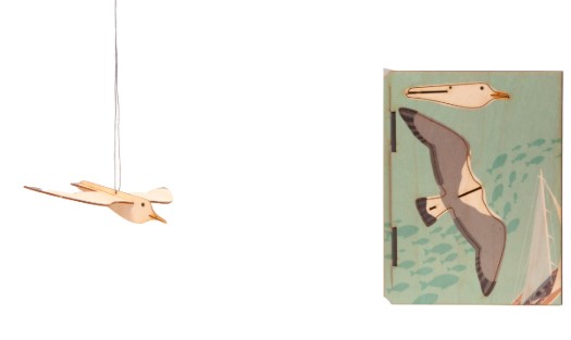 Möwe – 3D Deko Grusskarte