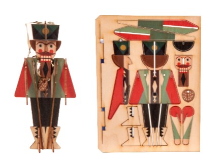 Nussknacker – 3D Deko Grusskarte