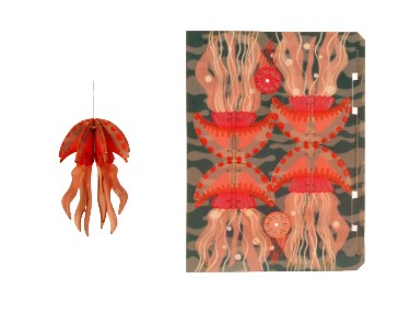 Qualle – 3D Deko Grusskarte