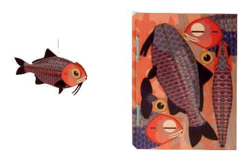 Fisch – 3D Deko Grusskarte