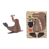 Robbe – 3D Deko Grusskarte