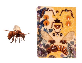 Biene – 3D Deko Grusskarte