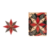 Weihnachtsstern – 3D Deko Grusskarte