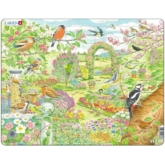 Rahmenpuzzle Vögel im Garten