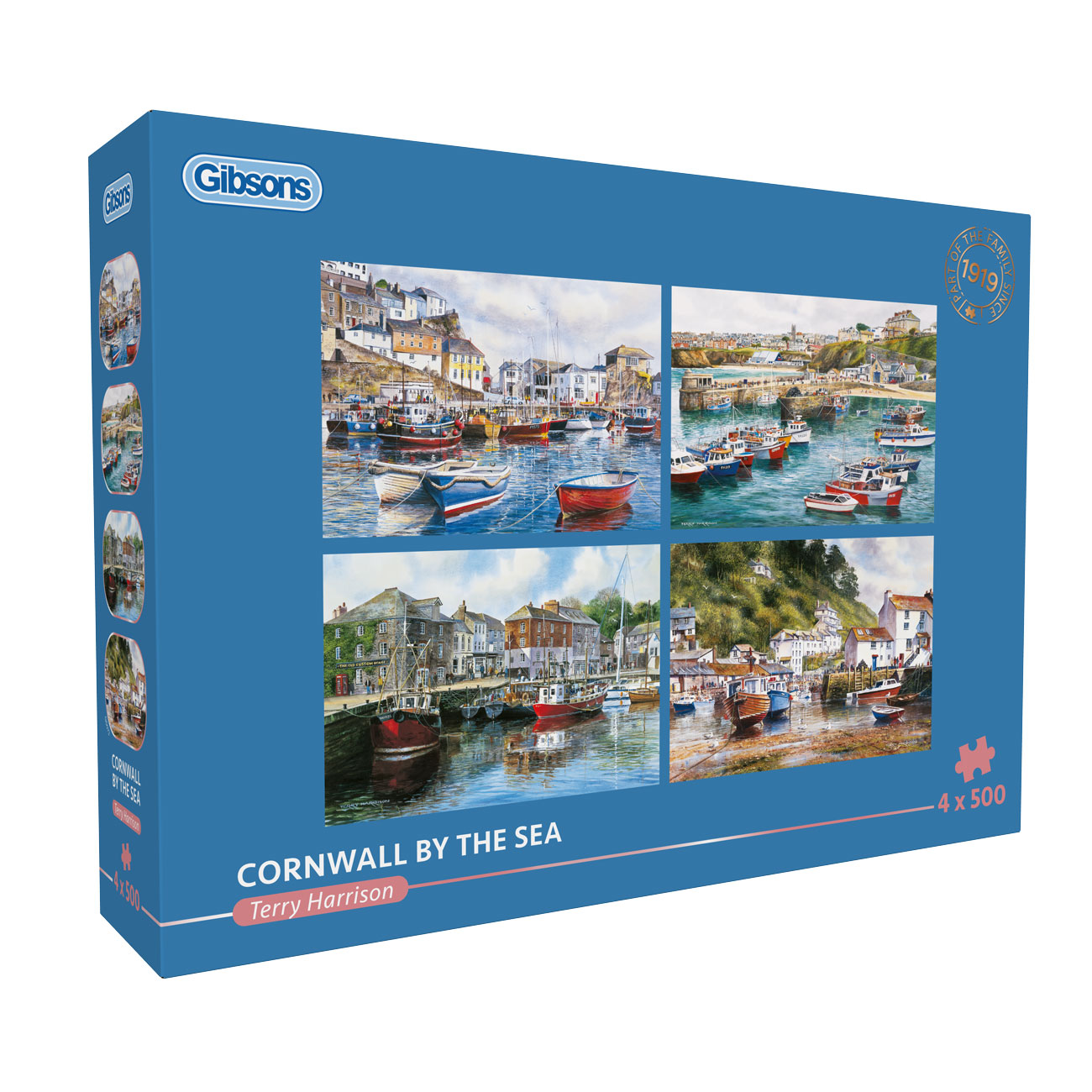 Cornwall by the Sea – 4 x 500