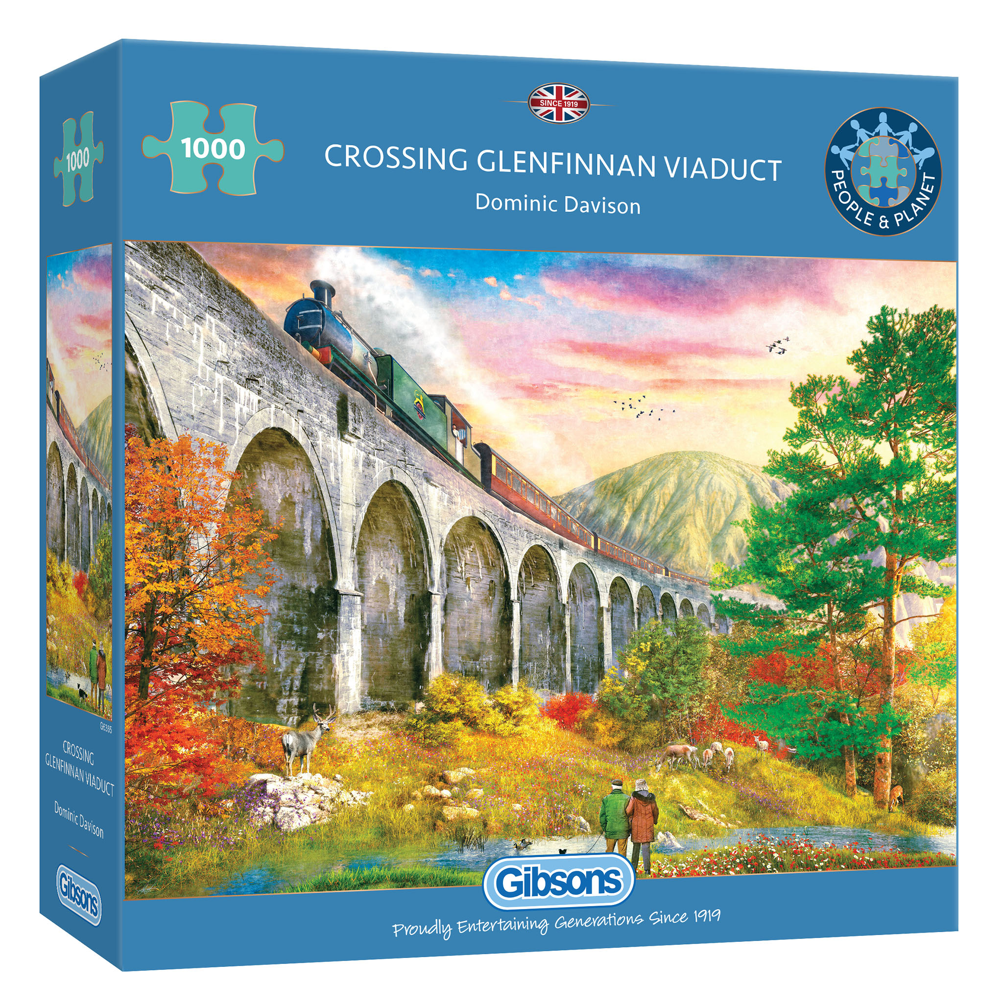 Crossing Glenfinnan Viaduct – 1000