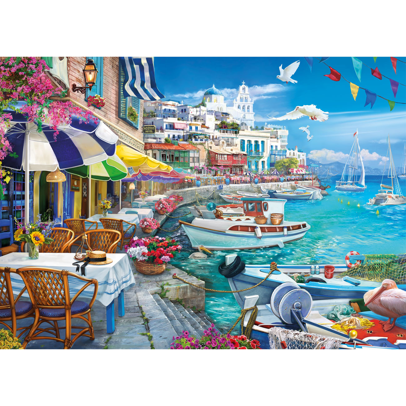 Sun Over the White Harbour – 1000