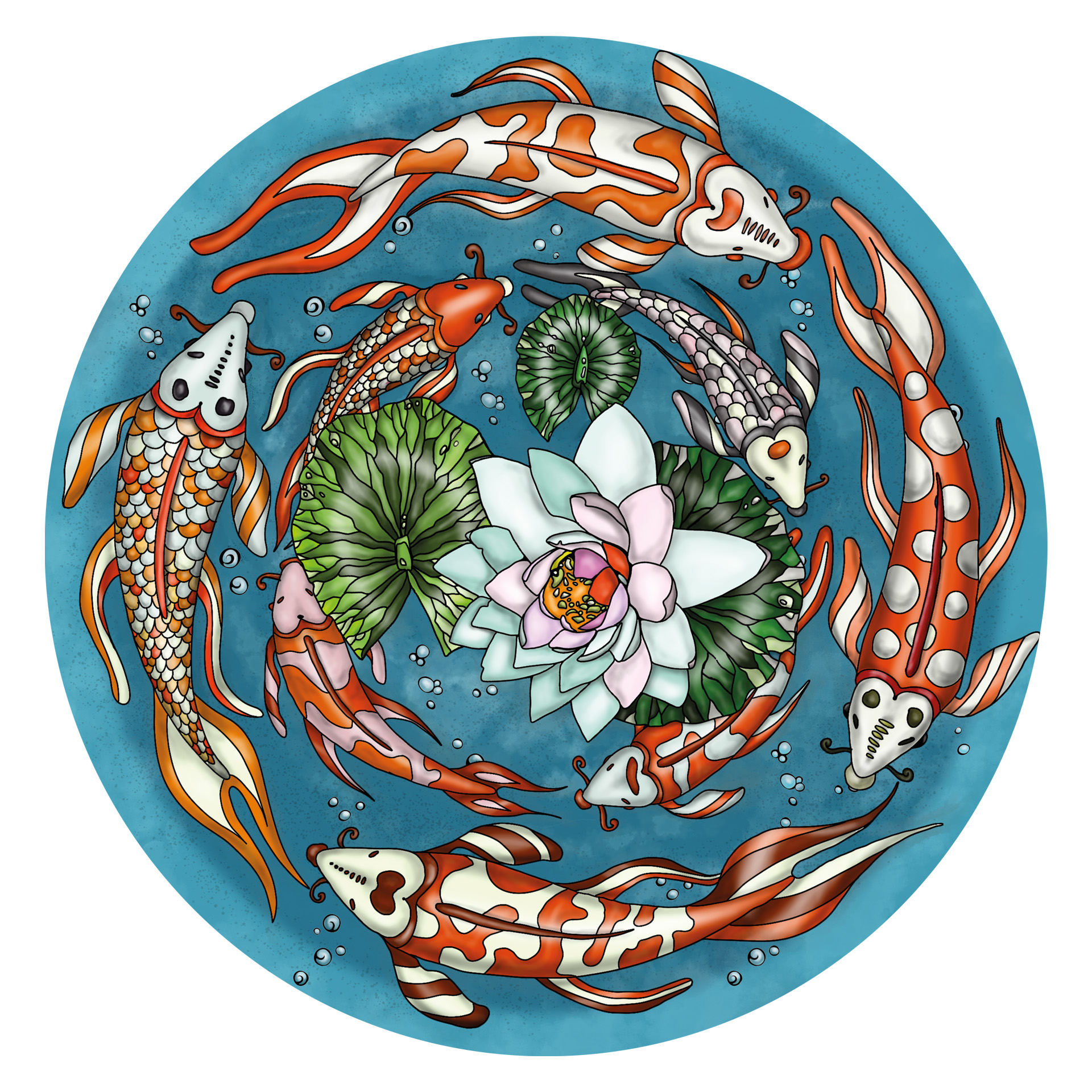 Double Puzzle – Koi