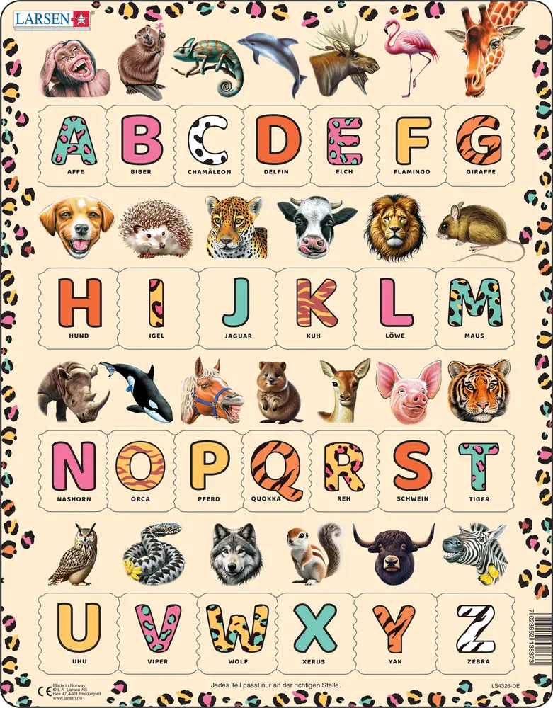 Tieralphabet – LS4326-DE