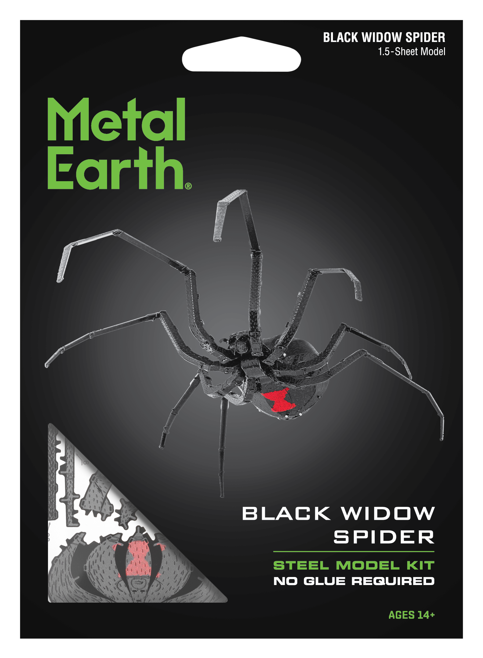 Black Widow Spider – Metall Bausatz