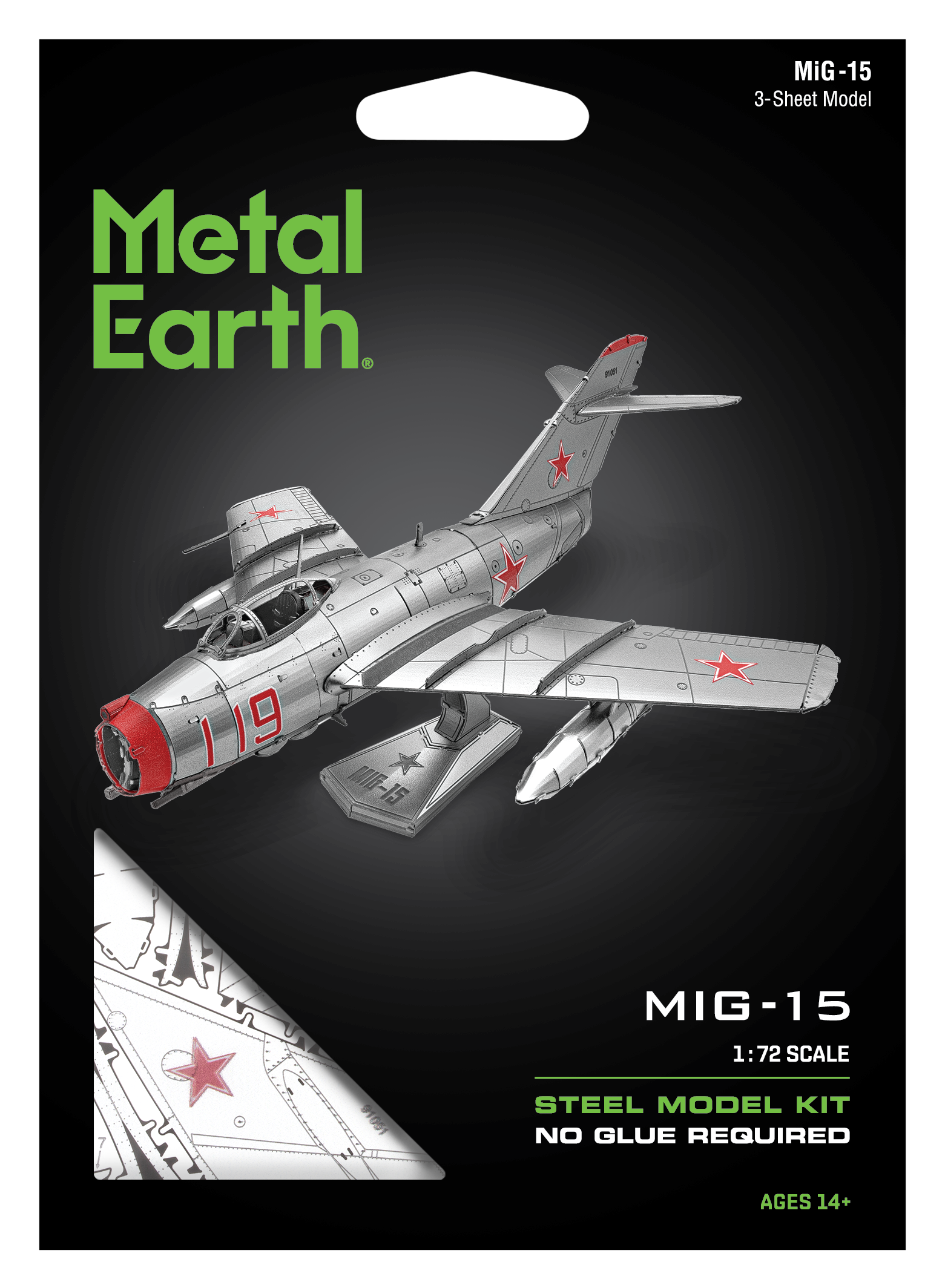 MiG-15 – Metall Bausatz