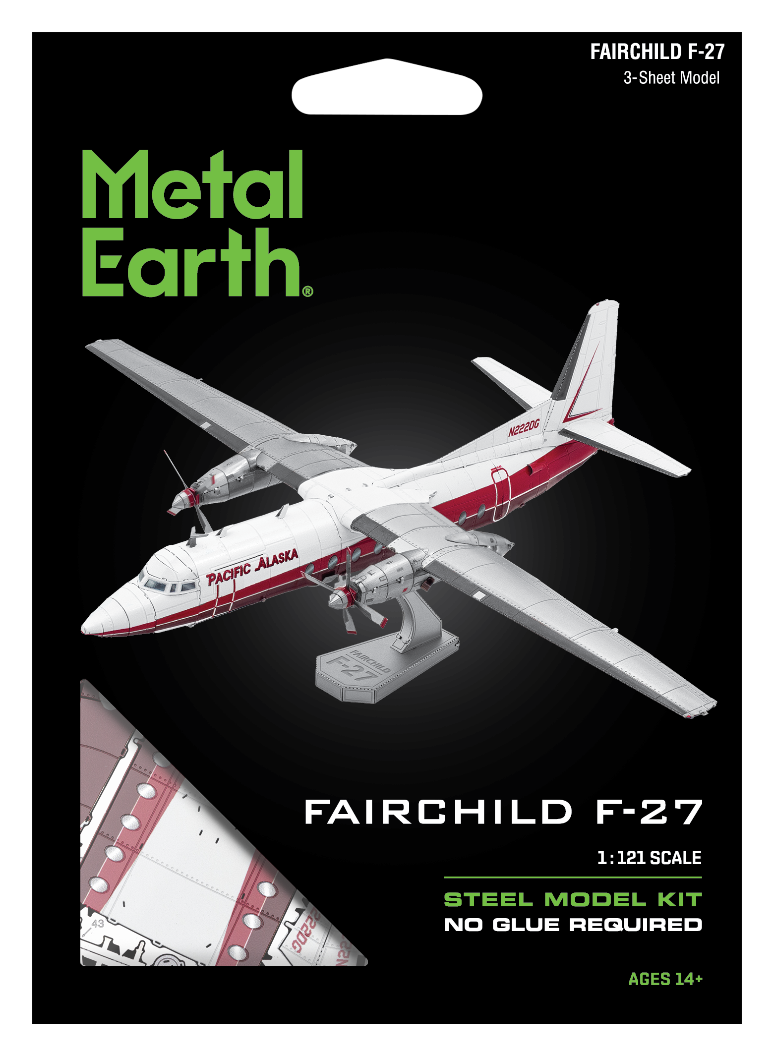 Fairchild F-27 – Metall Bausatz