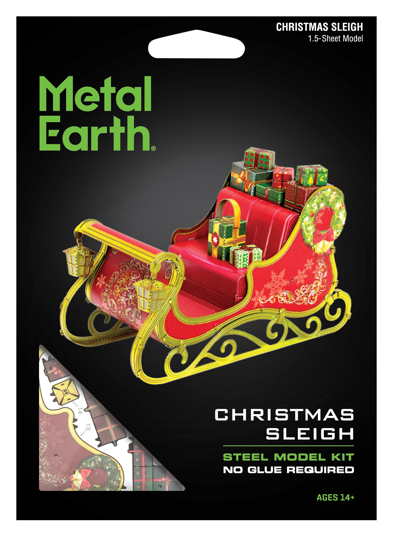 Christmas Sleigh – Metall Bausatz