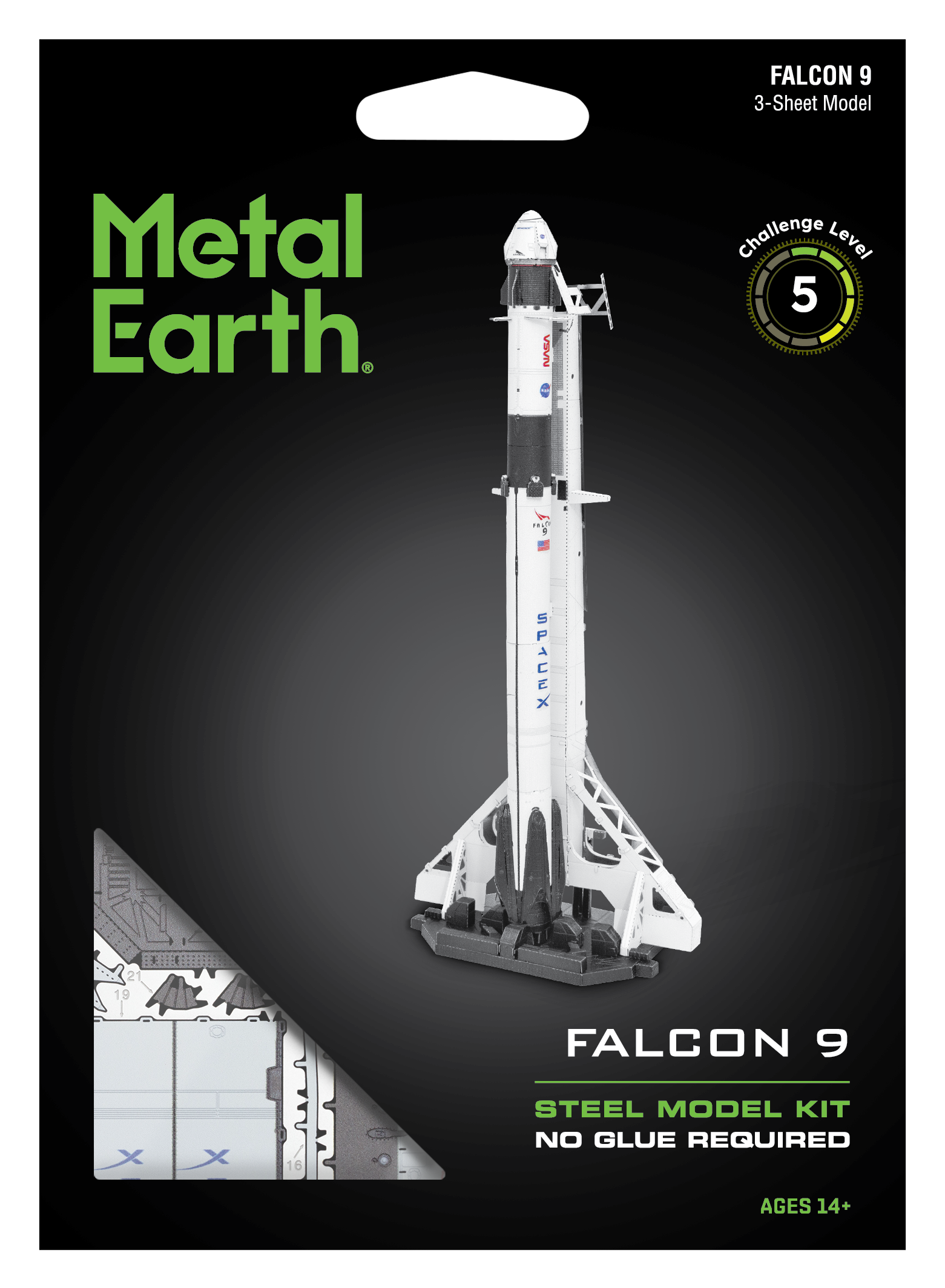 Falcon 9 – Metall Bausatz