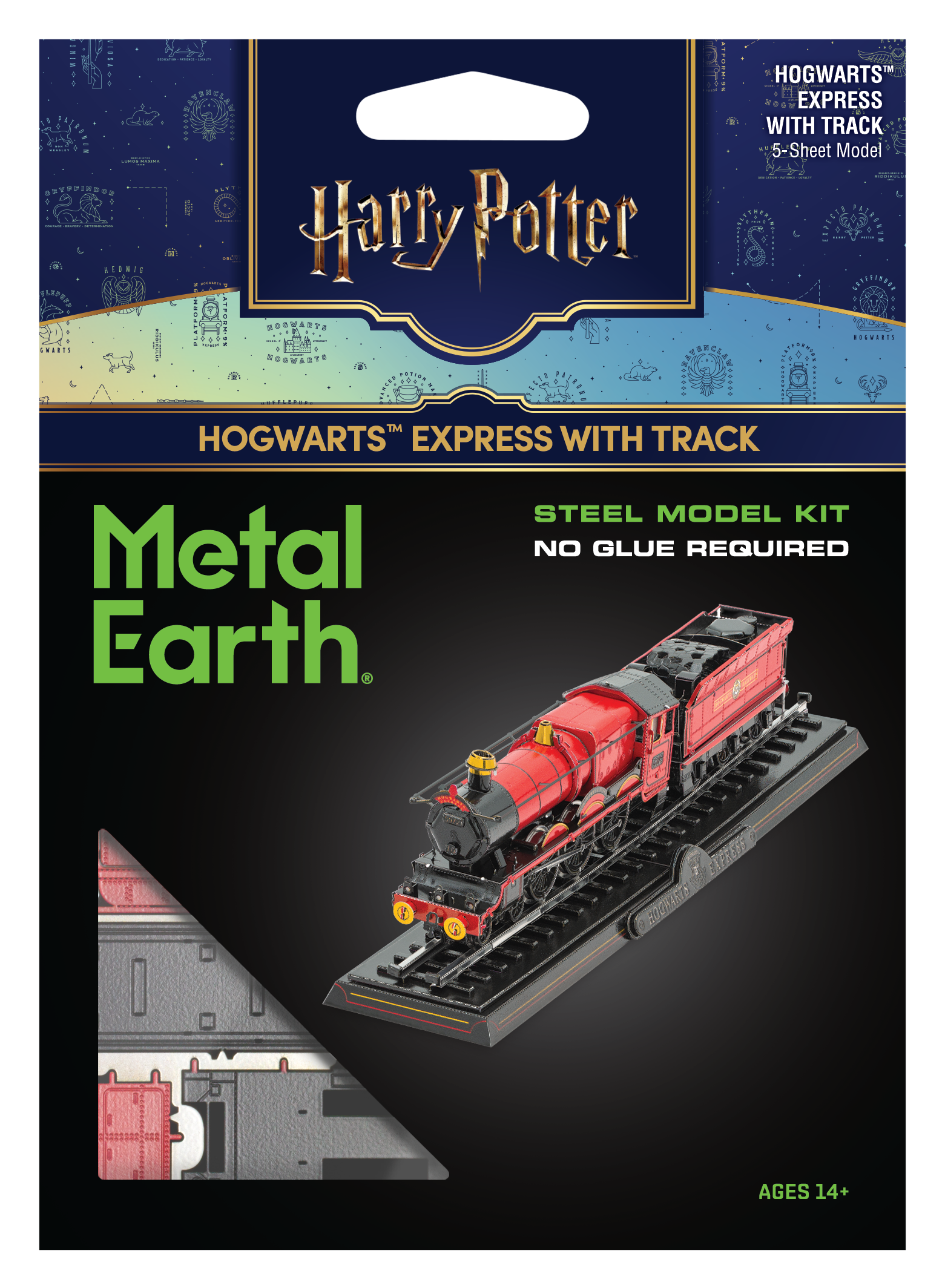Harry Potter – Hogwarts Express with Track – Metall Bausatz