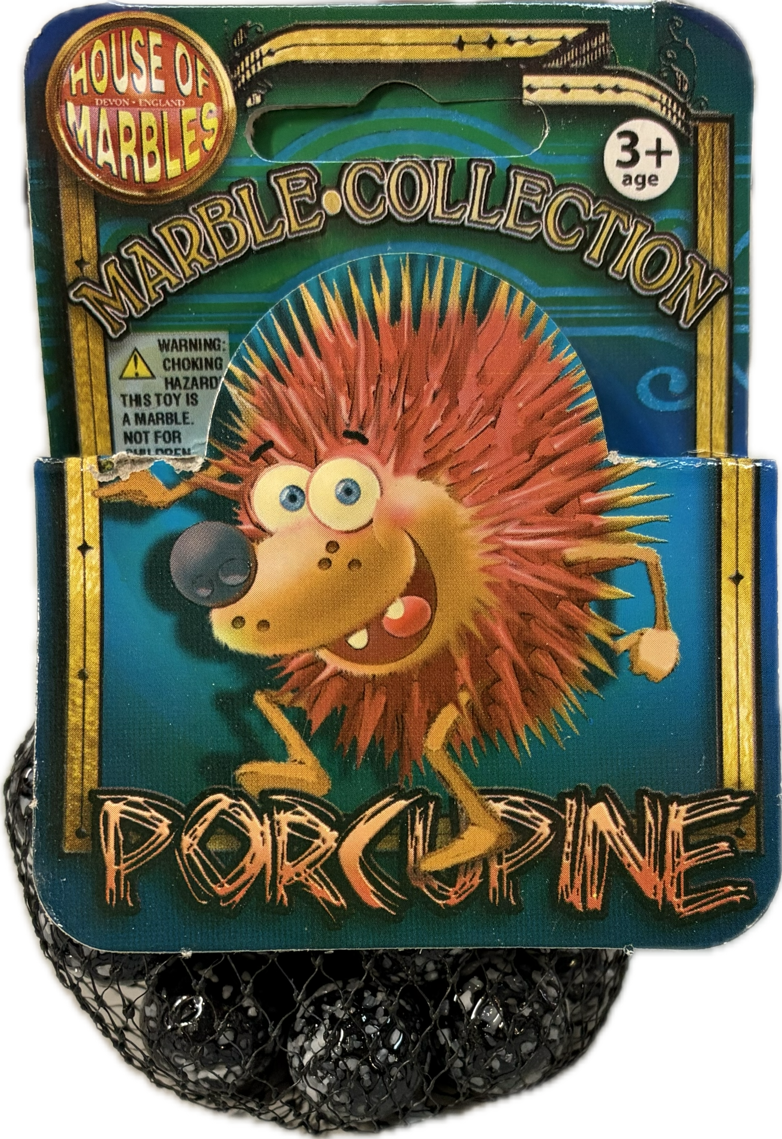 Netz mit Murmeln Porcupine