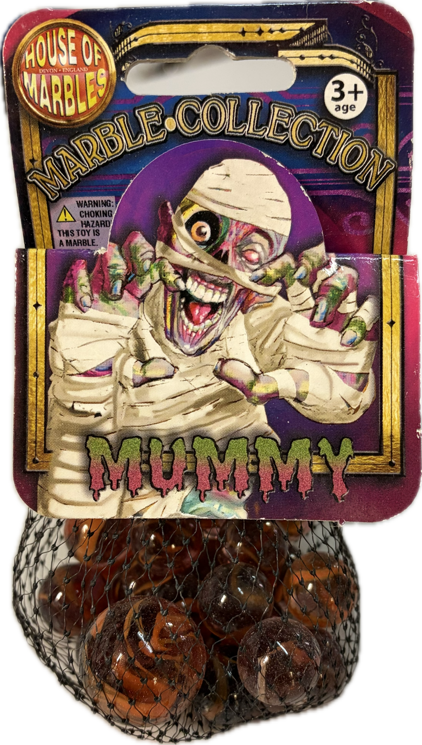 Netz mit Murmeln Mummy