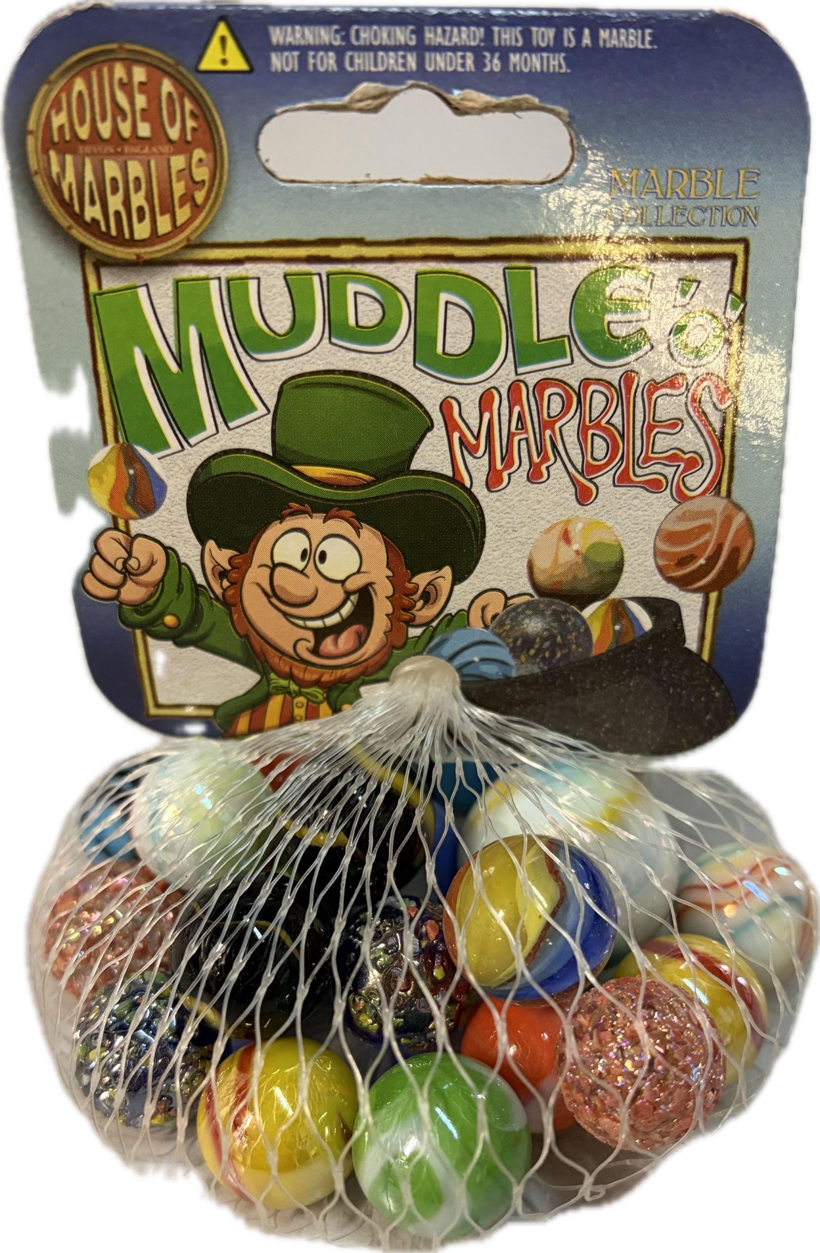Netz mit Murmeln Muddle ‚O‘ Marbles
