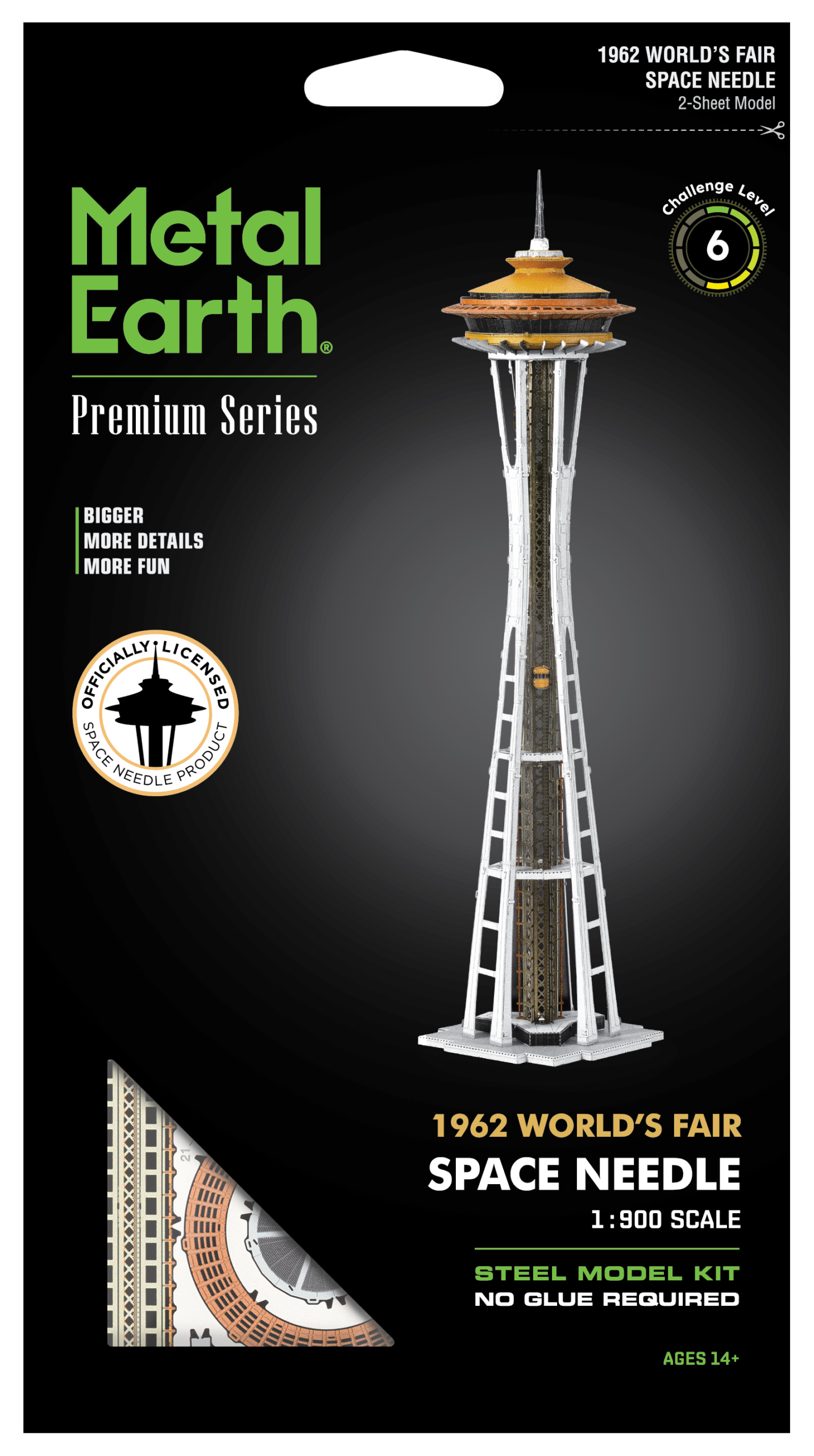 1962 World’s Fair Space Needle – Premium Metall Bausatz