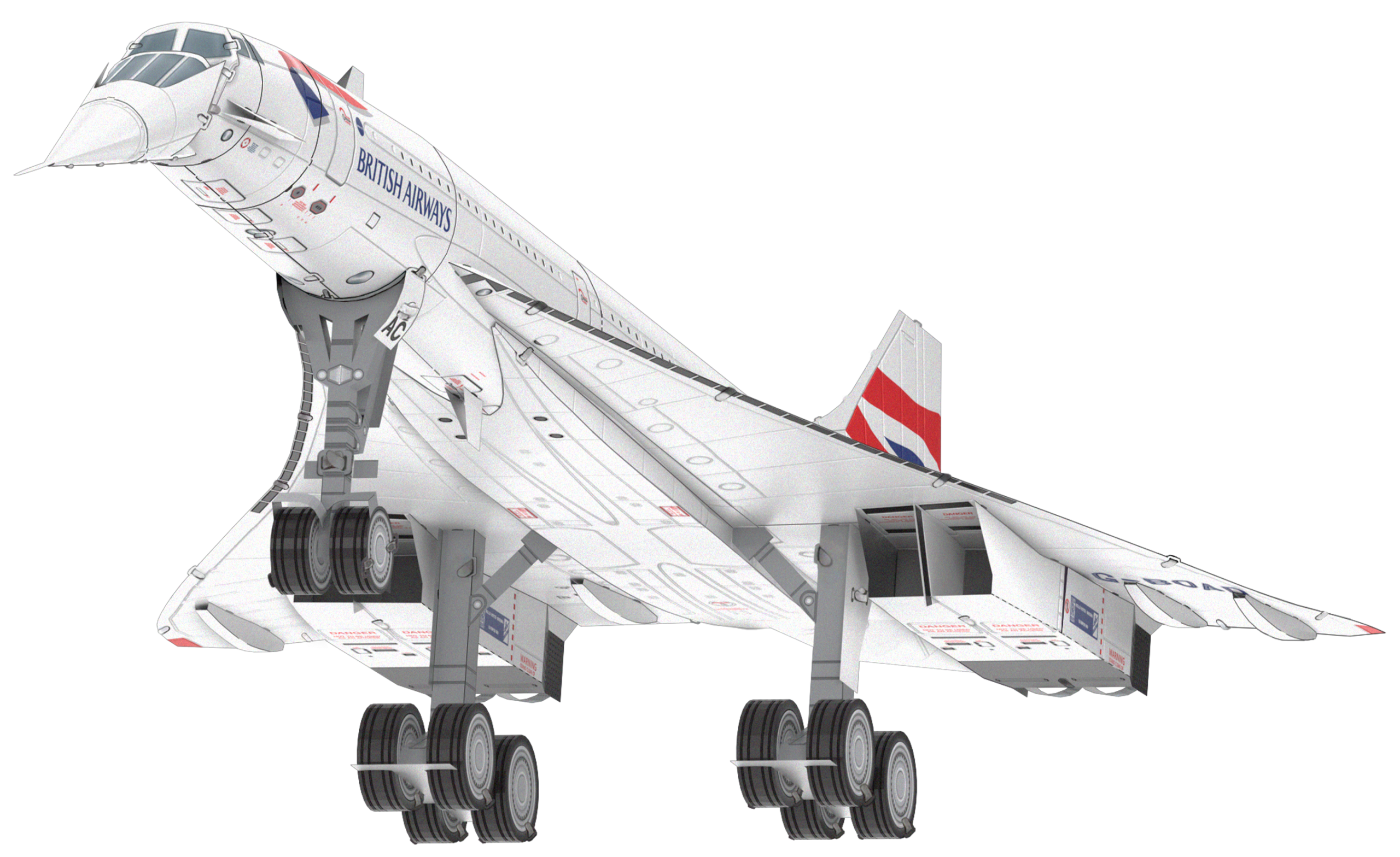 Concorde – Premium Metall Bausatz