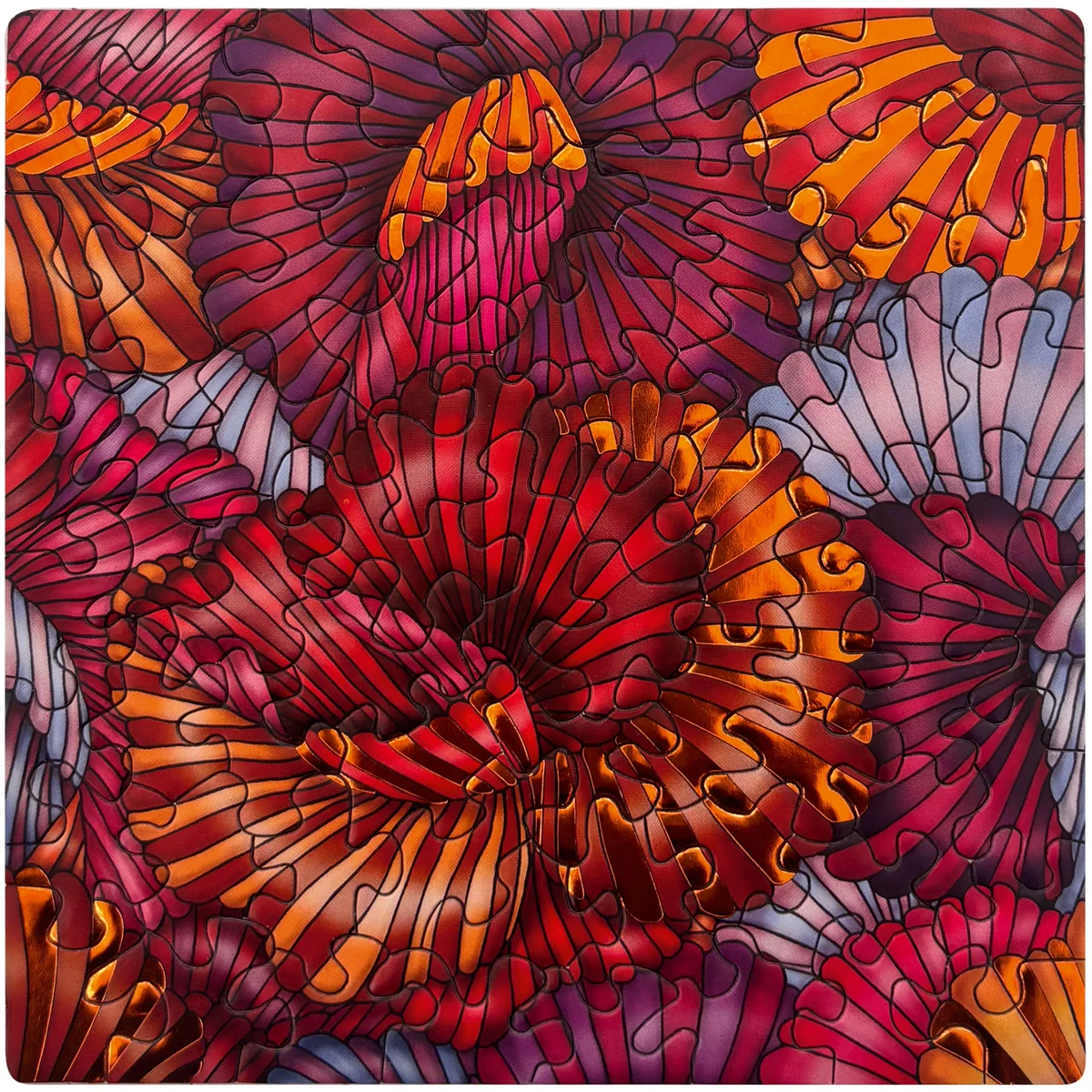 Q Puzzle – Kupfer 1 (Mohn)