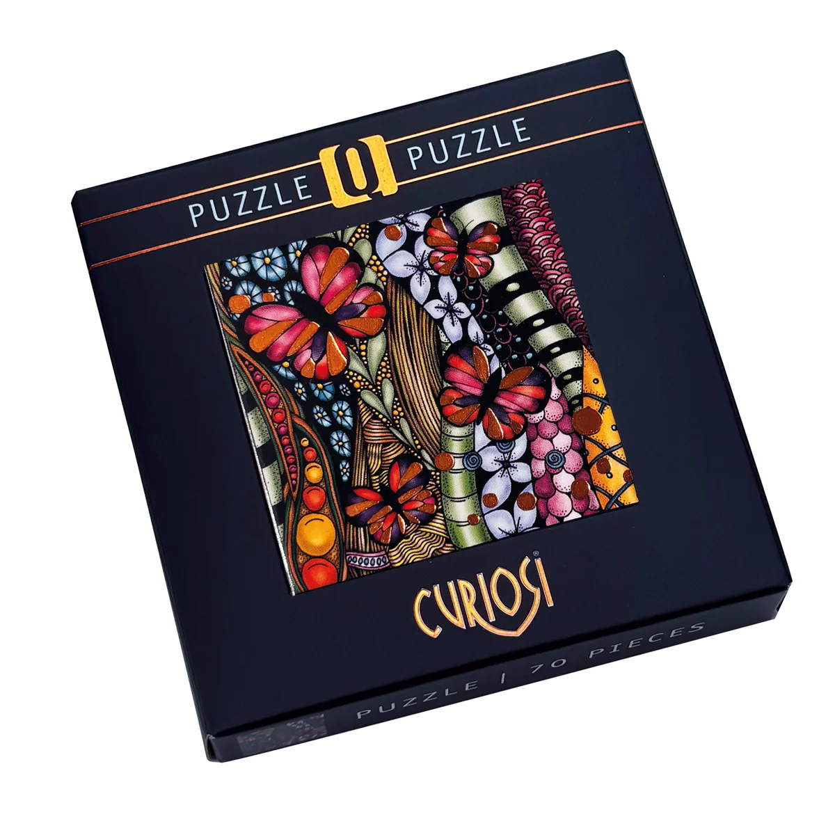 Q Puzzle – Kupfer 2 (Schmetterlinge)