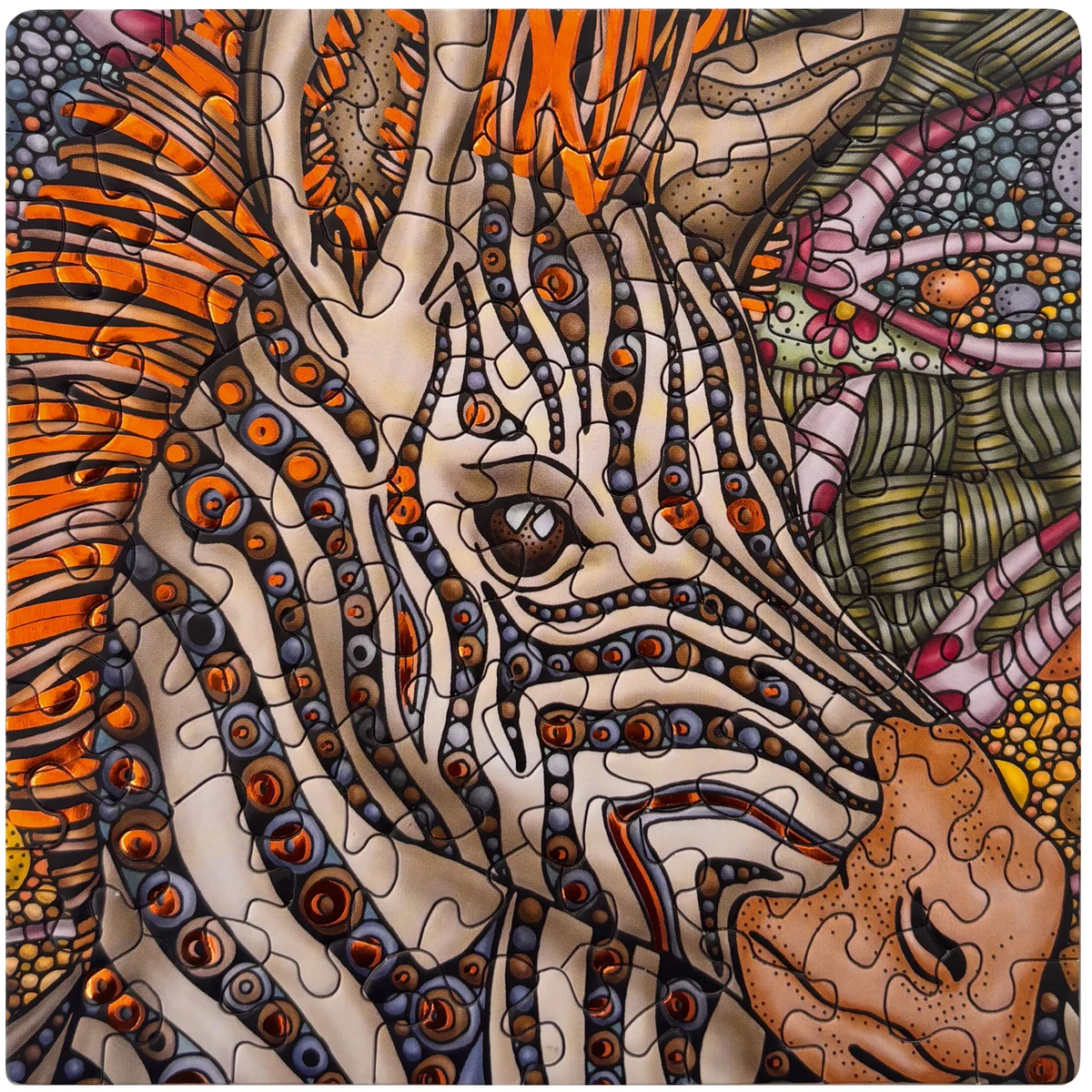 Q Puzzle – Kupfer 3 (Zebra)