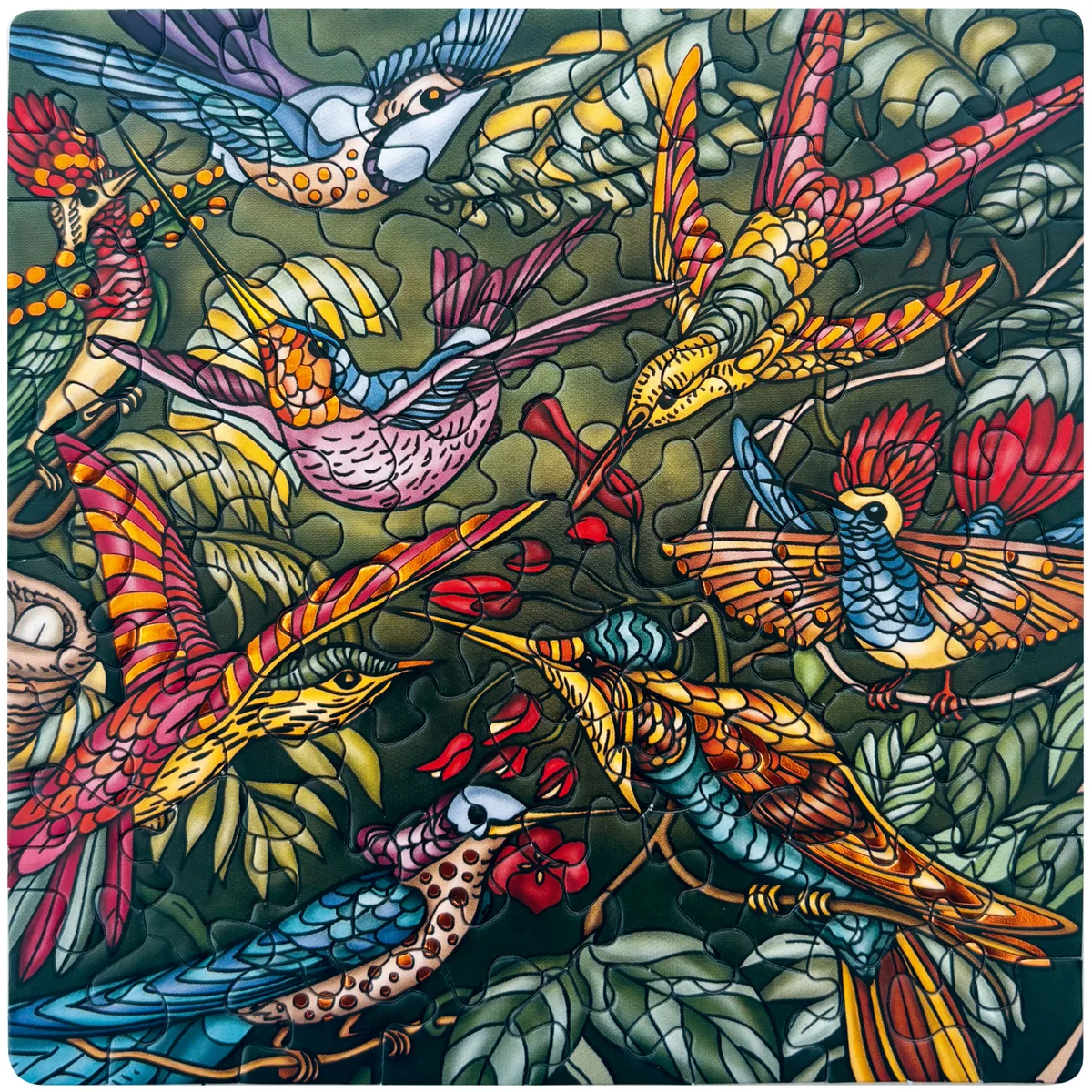 Q Puzzle – Kupfer 4 (Kolibri)