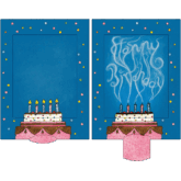 Lebende Karten - Kerzentorte statisch