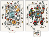 Lebende Karten – Roboter