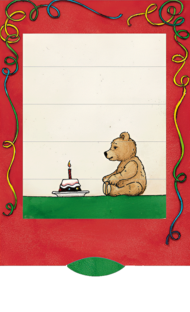 Lebende Karten – Geburtstagsbär