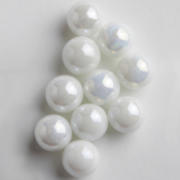 Murmel 12mm – White Pearl