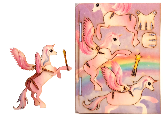 Einhorn – 3D Deko Grusskarte