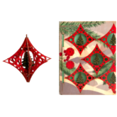 Weihnachtsschmuck – Tanne – 3D Deko Grusskarte