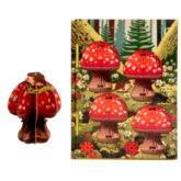 Fliegenpilz – 3D Deko Grusskarte