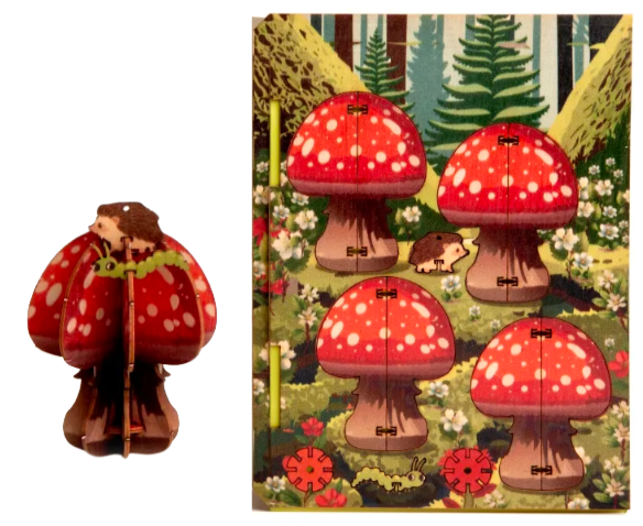 Fliegenpilz – 3D Deko Grusskarte
