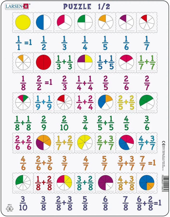 Rahmenpuzzle Brüche