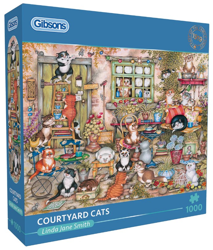 Courtyard Cats – 1000
